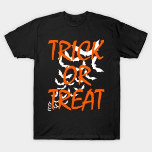 Trick or Treat Halloween Bats T-Shirt